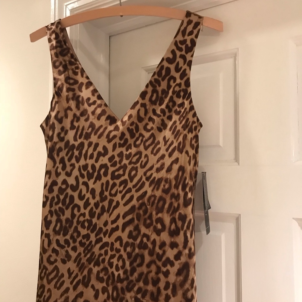 Beautiful leopard print silk Jones of NY dress sz8